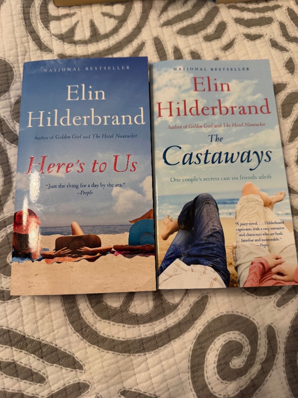 SET OF 2! - Elin Hilderbrand "Here's to Us" & "The Castaways" Books